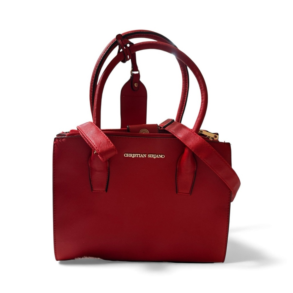 Christian Siriano Bold Red Satchel